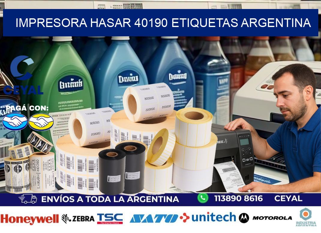 Impresora hasar 40190 etiquetas argentina