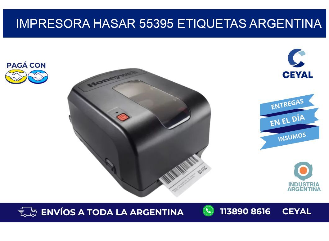 Impresora hasar 55395 etiquetas argentina