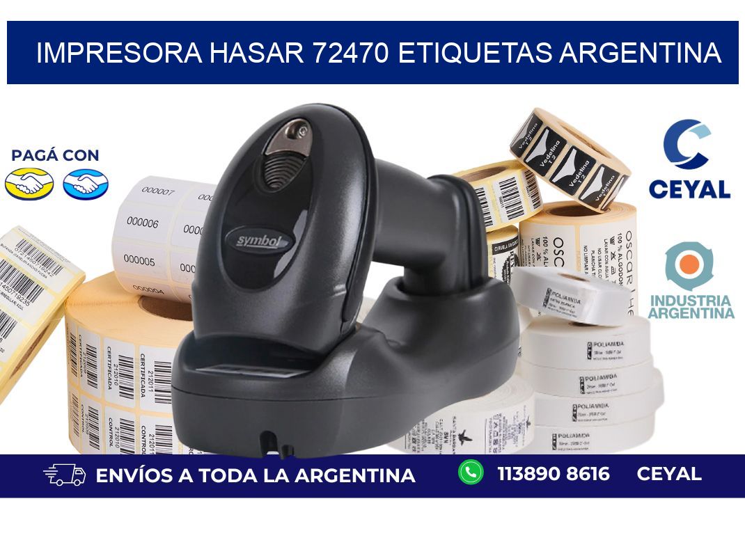 Impresora hasar 72470 etiquetas argentina