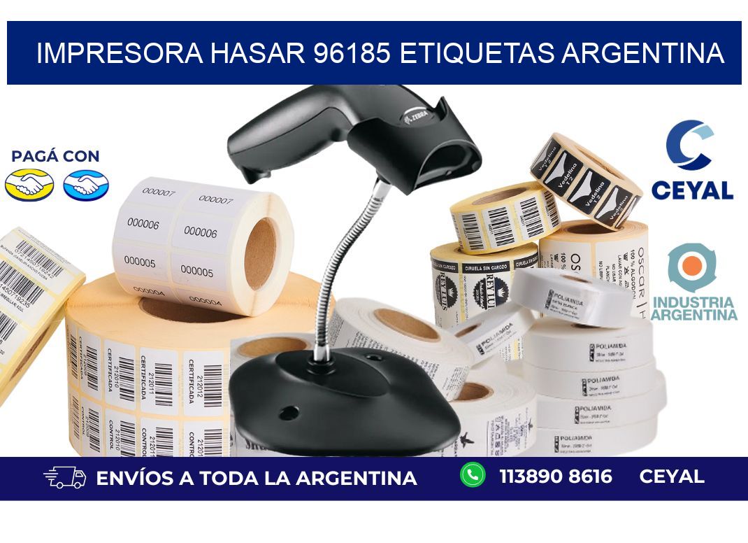 Impresora hasar 96185 etiquetas argentina