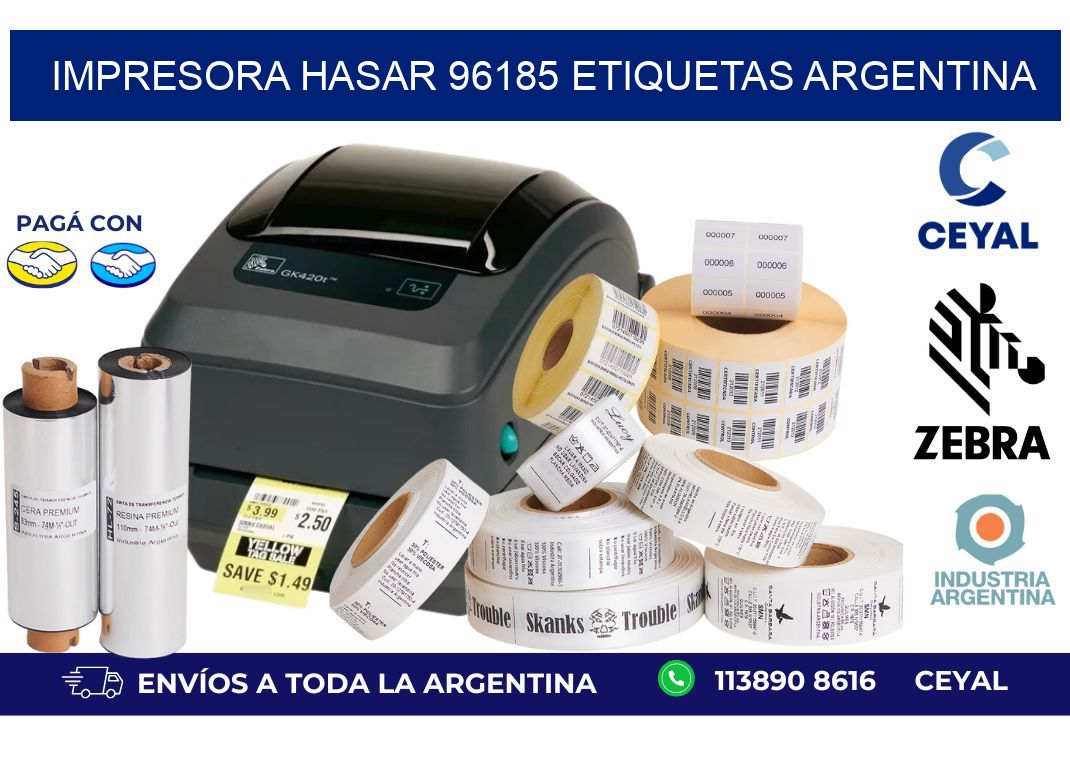 Impresora hasar 96185 etiquetas argentina