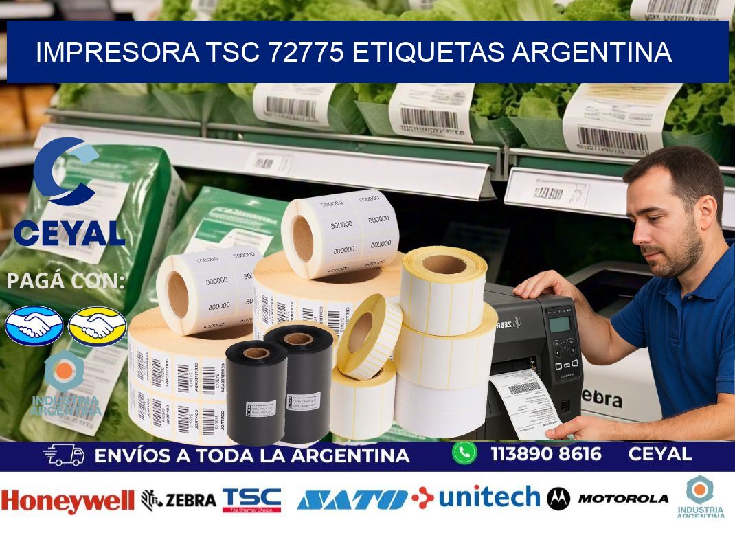 Impresora tsc 72775 etiquetas argentina