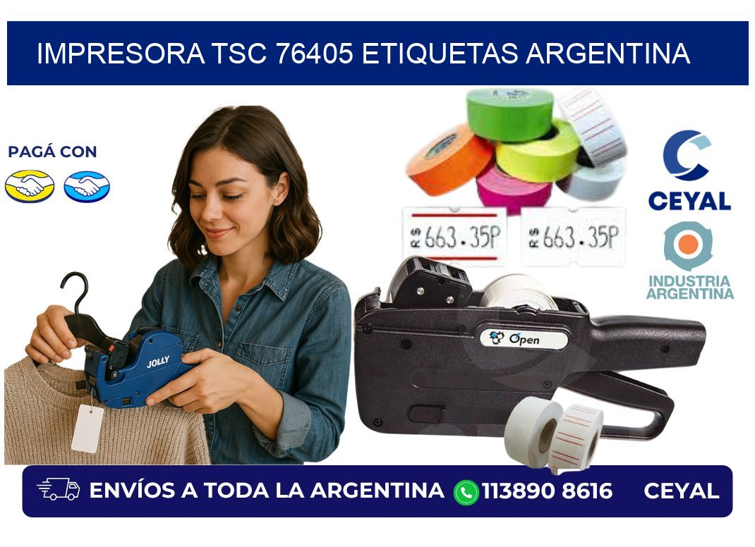 Impresora tsc 76405 etiquetas argentina