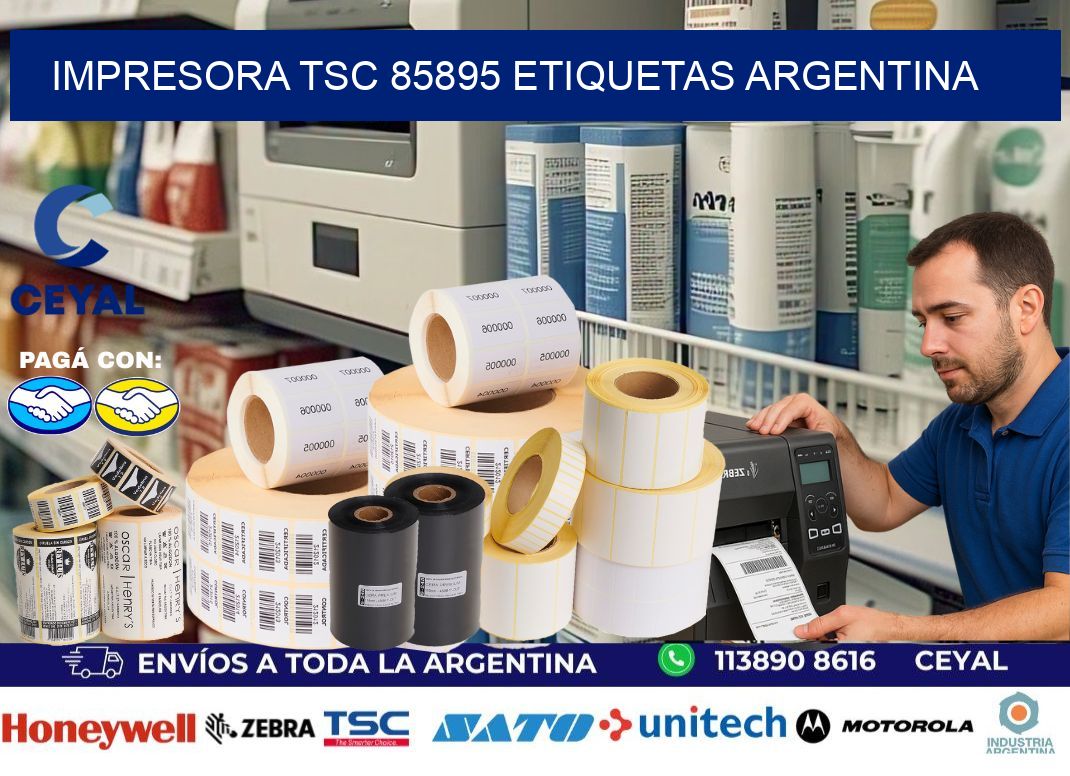 Impresora tsc 85895 etiquetas argentina