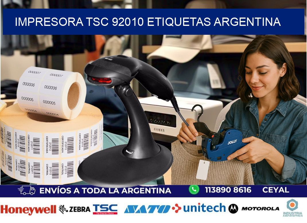 Impresora tsc 92010 etiquetas argentina