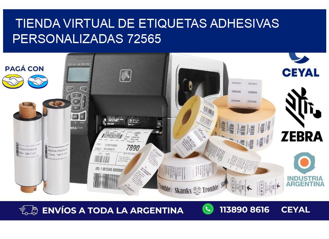Tienda Virtual de Etiquetas Adhesivas Personalizadas 72565
