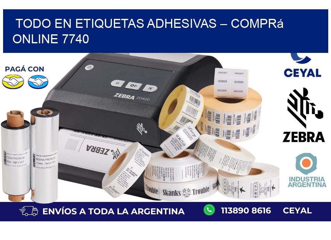 Todo en Etiquetas Adhesivas – Comprá Online 7740
