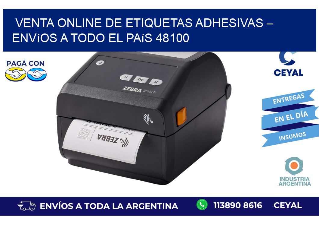 Venta Online de Etiquetas Adhesivas – Envíos a Todo el País 48100