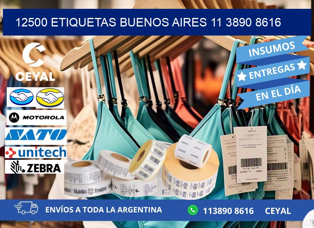 12500 ETIQUETAS BUENOS AIRES 11 3890 8616