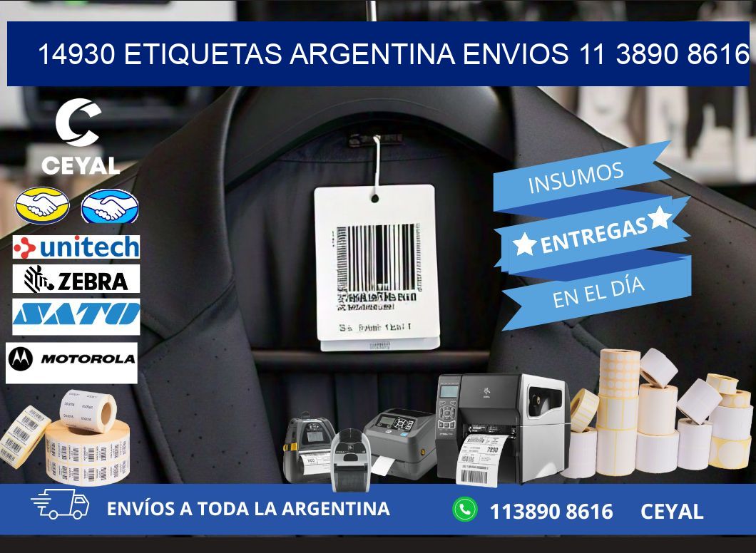 14930 ETIQUETAS ARGENTINA ENVIOS 11 3890 8616