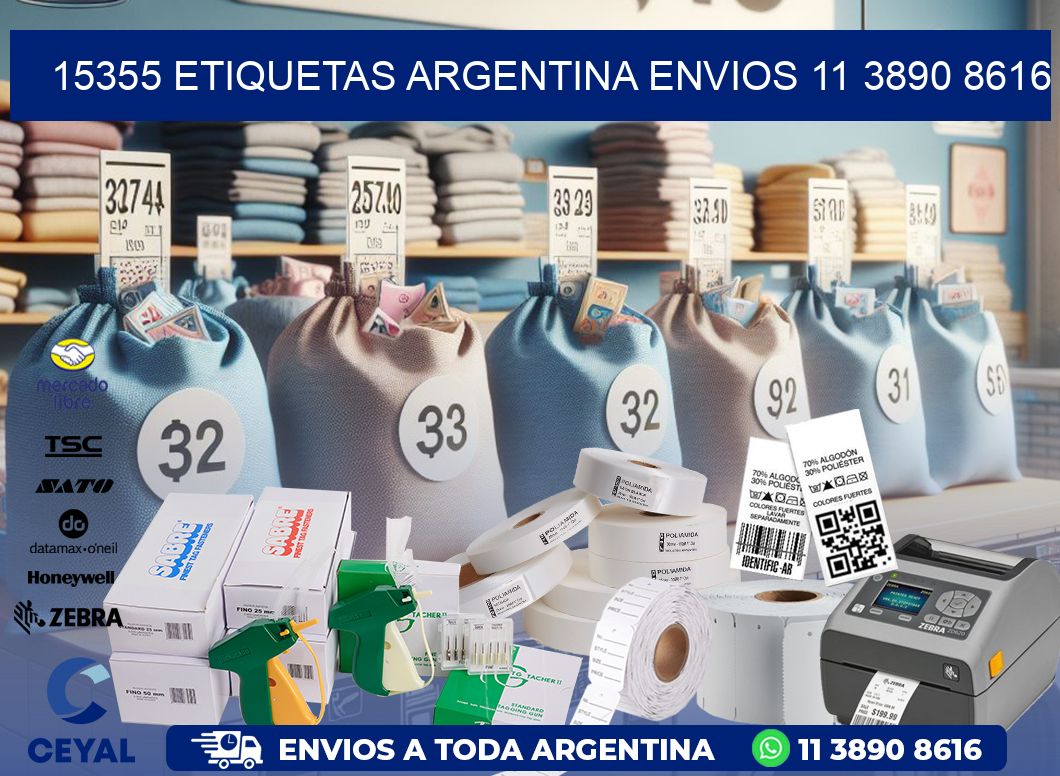 15355 ETIQUETAS ARGENTINA ENVIOS 11 3890 8616
