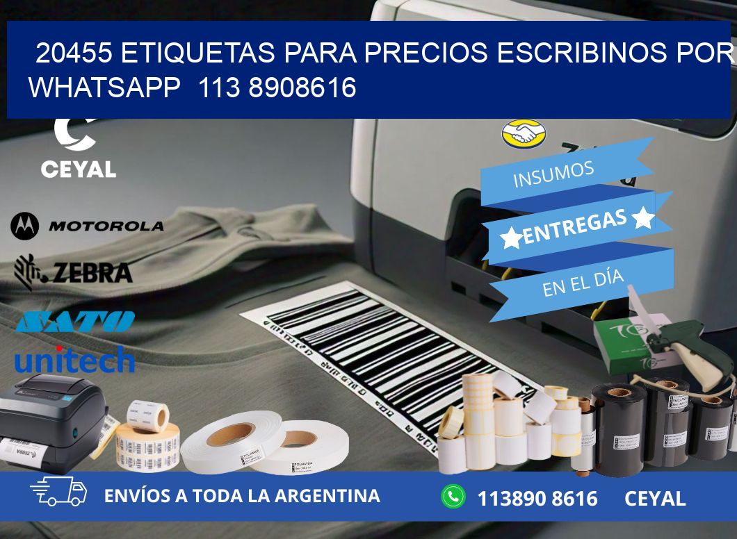 20455 ETIQUETAS PARA PRECIOS ESCRIBINOS POR WHATSAPP  113 8908616