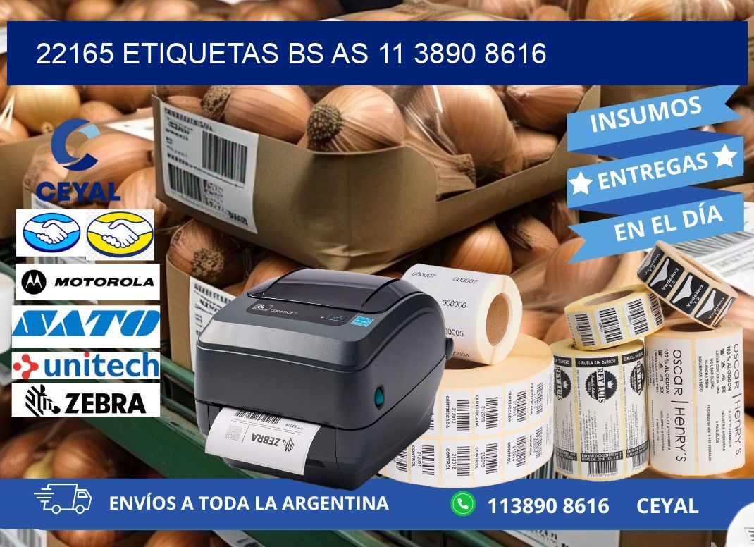 22165 ETIQUETAS BS AS 11 3890 8616