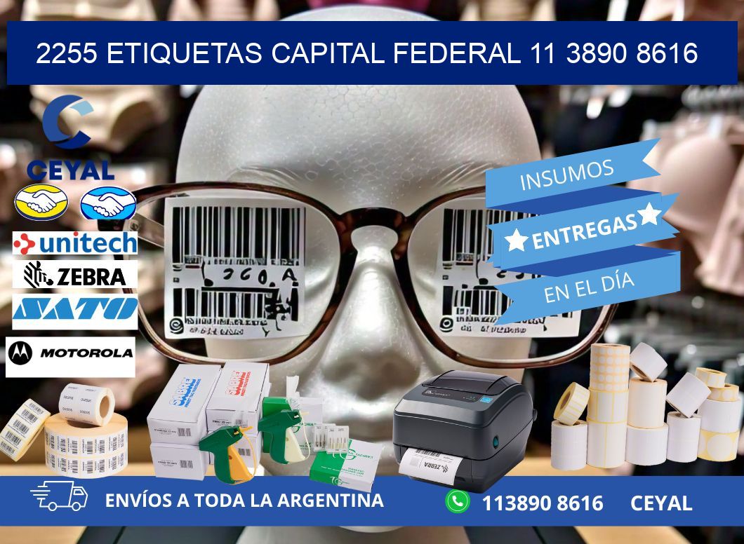 2255 ETIQUETAS CAPITAL FEDERAL 11 3890 8616