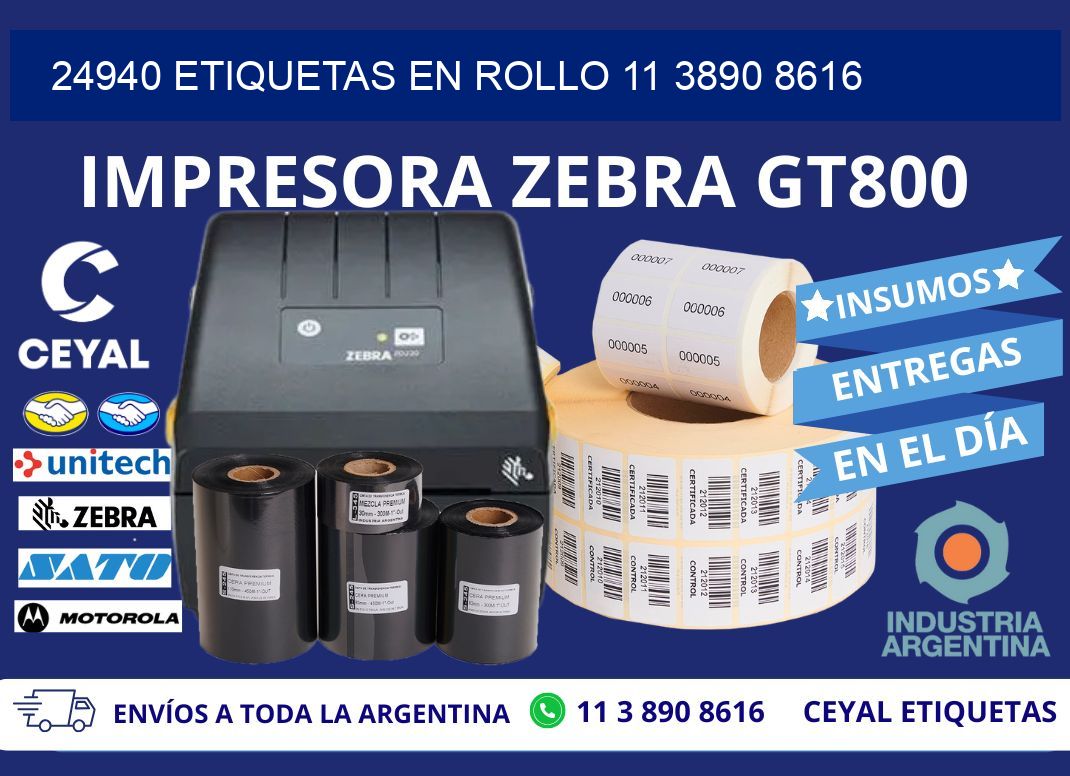 24940 ETIQUETAS EN ROLLO 11 3890 8616