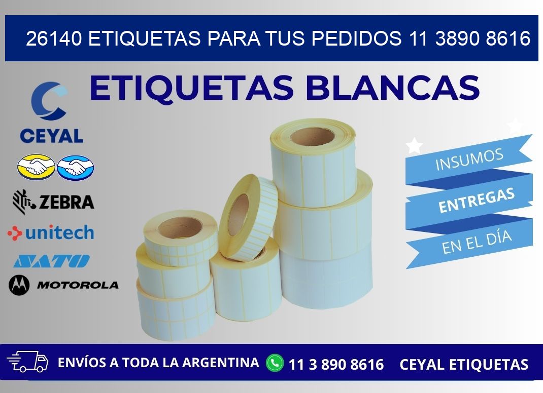 26140 ETIQUETAS PARA TUS PEDIDOS 11 3890 8616