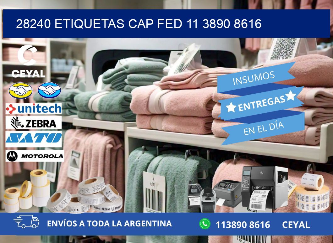 28240 ETIQUETAS CAP FED 11 3890 8616