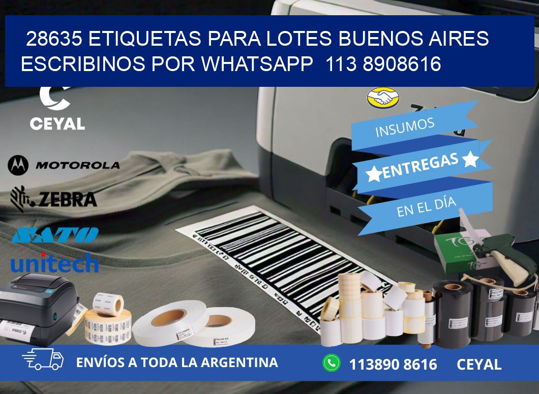 28635 ETIQUETAS PARA LOTES BUENOS AIRES ESCRIBINOS POR WHATSAPP  113 8908616