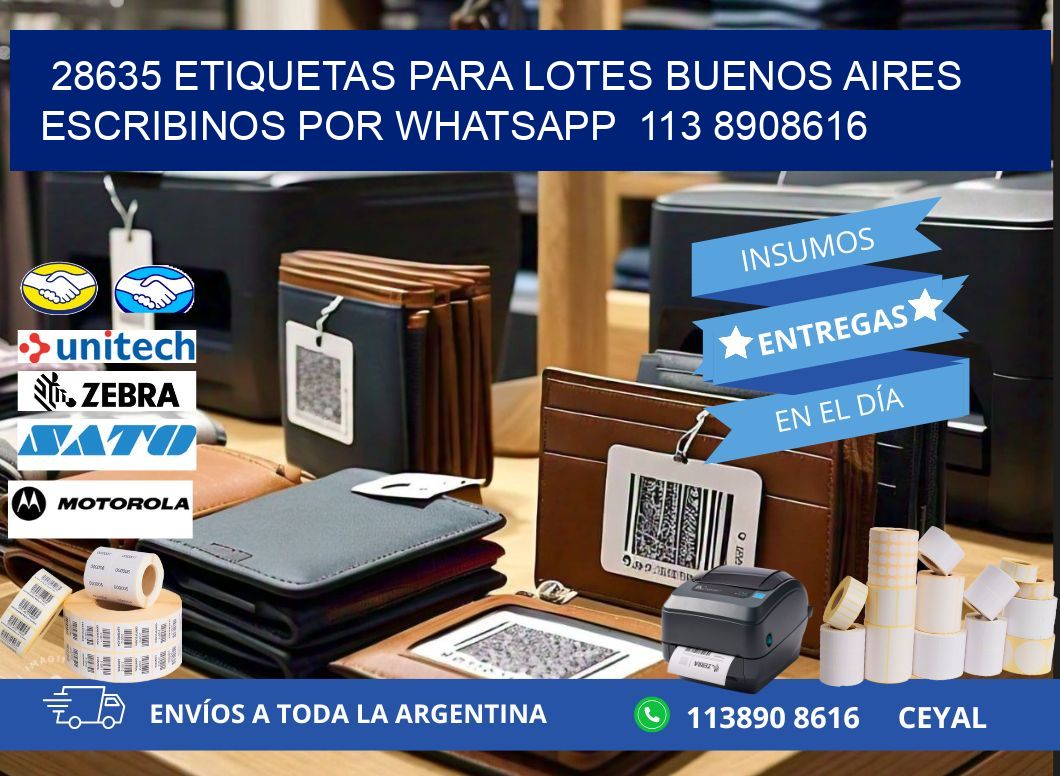 28635 ETIQUETAS PARA LOTES BUENOS AIRES ESCRIBINOS POR WHATSAPP  113 8908616