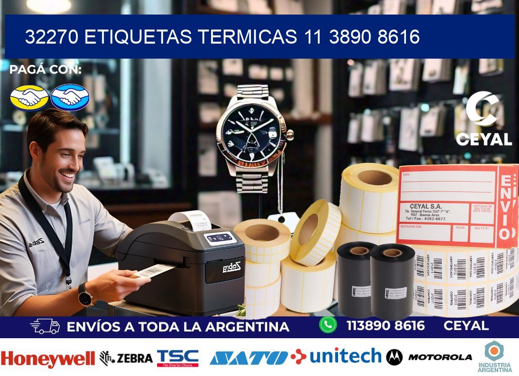 32270 ETIQUETAS TERMICAS 11 3890 8616