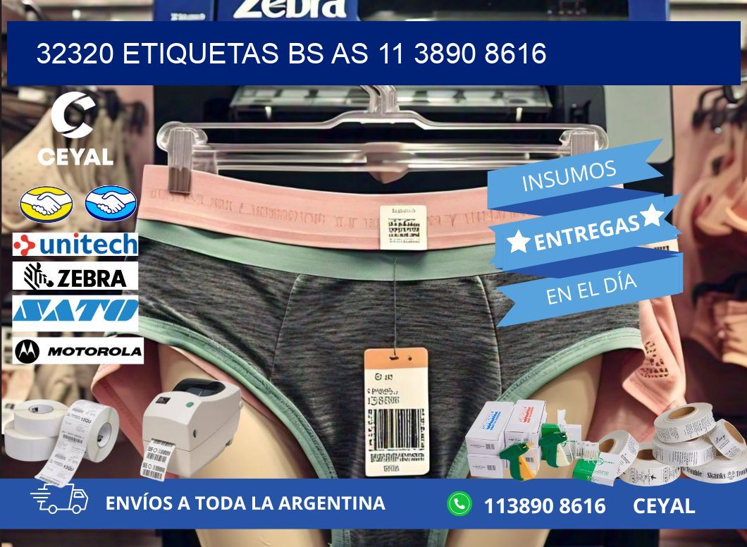 32320 ETIQUETAS BS AS 11 3890 8616
