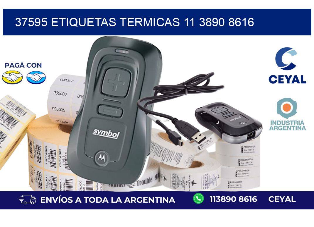 37595 ETIQUETAS TERMICAS 11 3890 8616