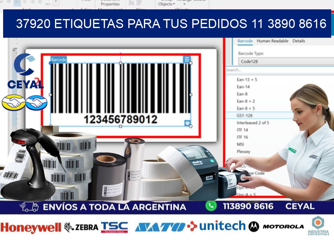 37920 ETIQUETAS PARA TUS PEDIDOS 11 3890 8616