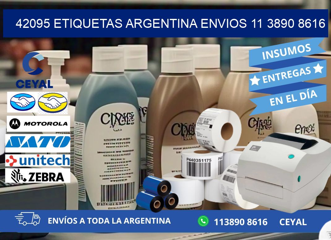 42095 ETIQUETAS ARGENTINA ENVIOS 11 3890 8616