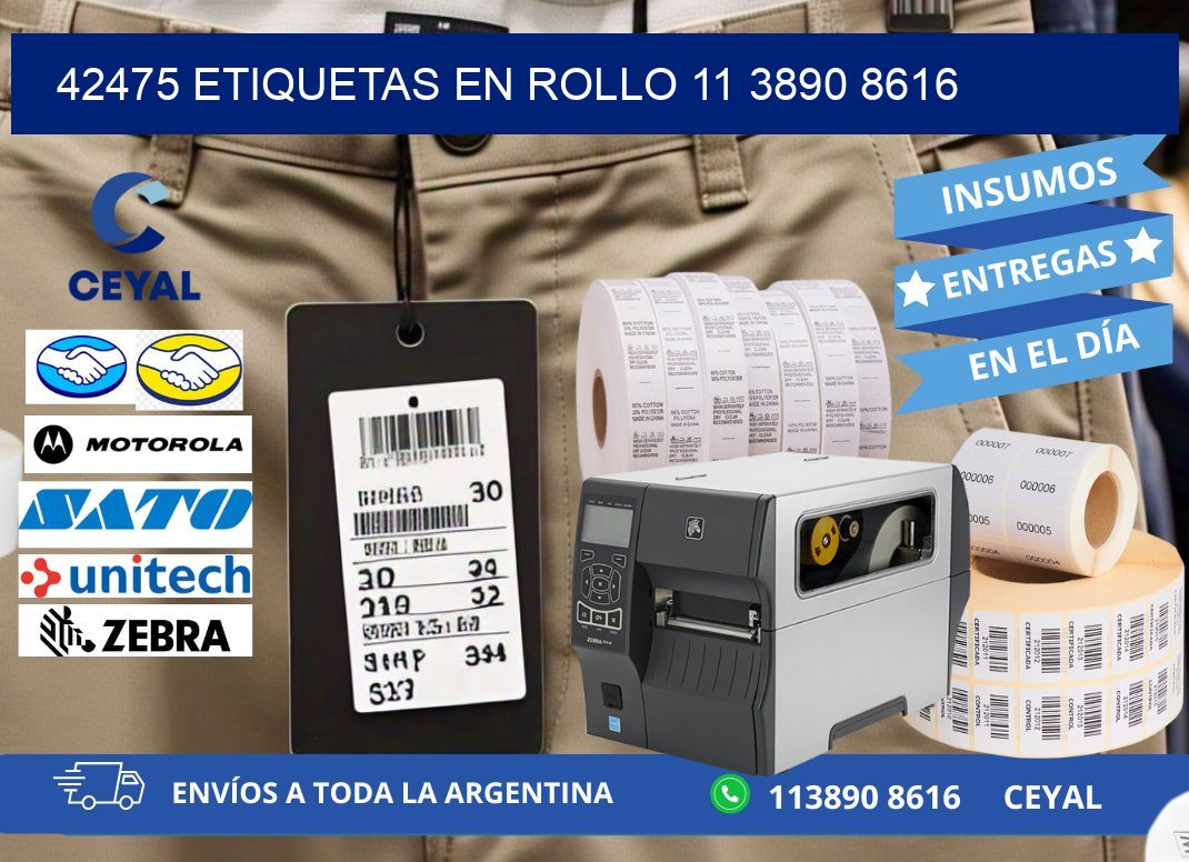 42475 ETIQUETAS EN ROLLO 11 3890 8616