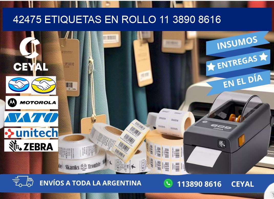 42475 ETIQUETAS EN ROLLO 11 3890 8616