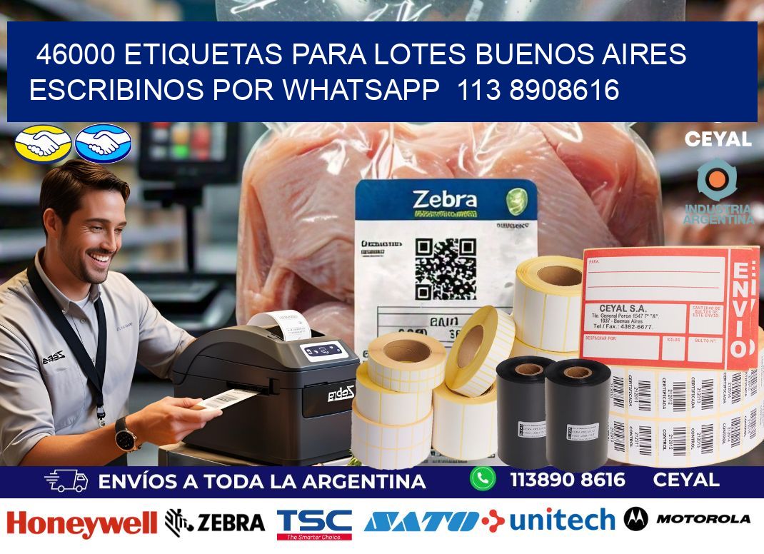 46000 ETIQUETAS PARA LOTES BUENOS AIRES ESCRIBINOS POR WHATSAPP  113 8908616