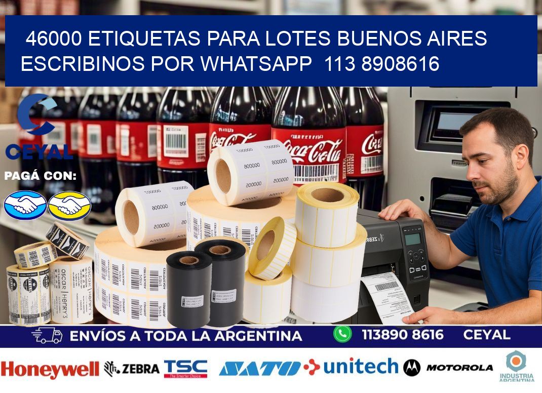 46000 ETIQUETAS PARA LOTES BUENOS AIRES ESCRIBINOS POR WHATSAPP  113 8908616