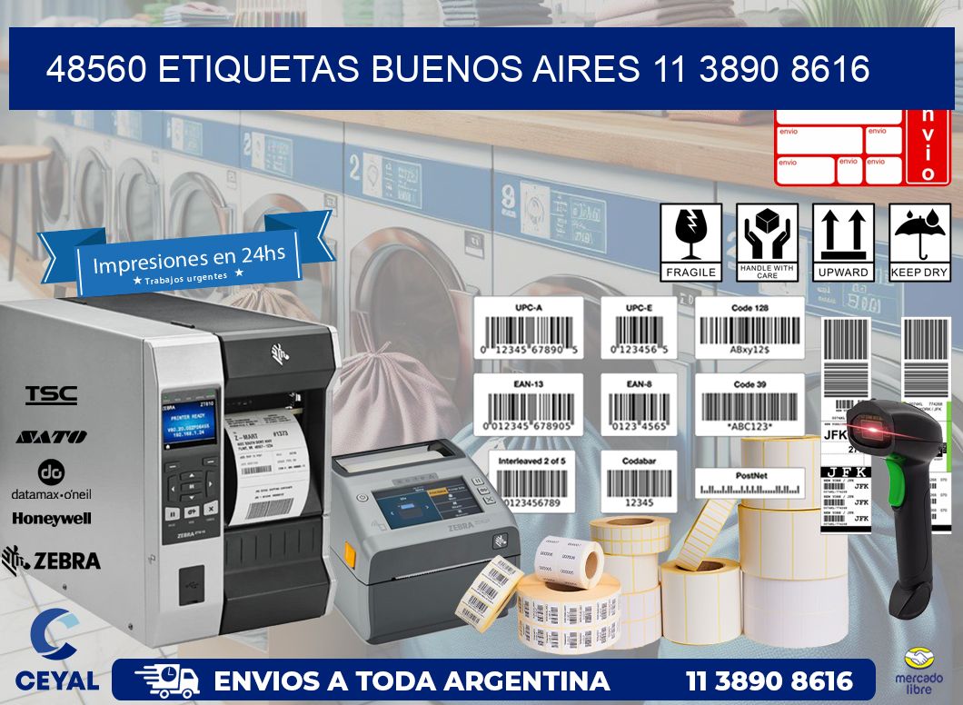 48560 ETIQUETAS BUENOS AIRES 11 3890 8616