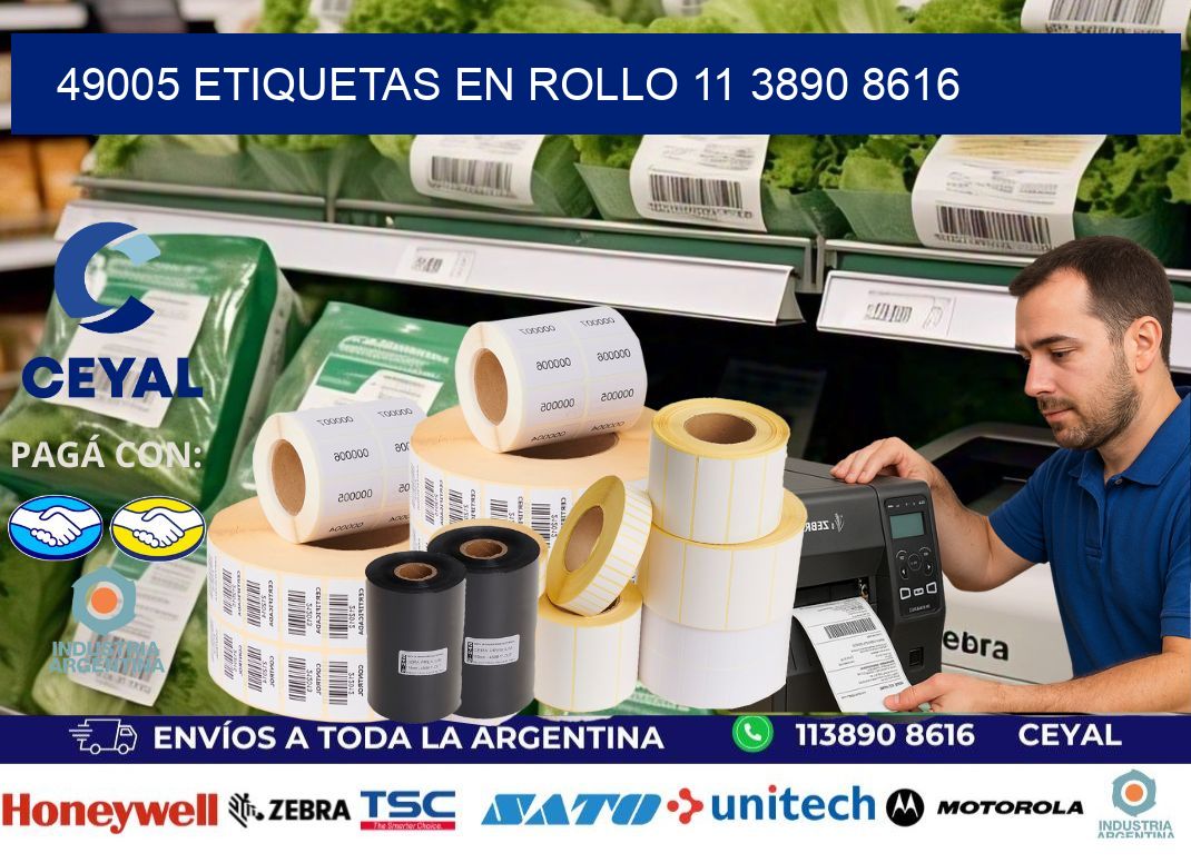 49005 ETIQUETAS EN ROLLO 11 3890 8616