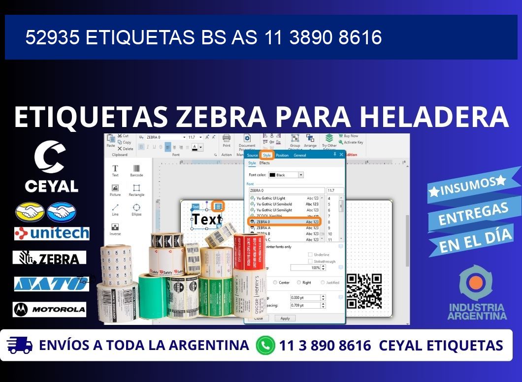 52935 ETIQUETAS BS AS 11 3890 8616