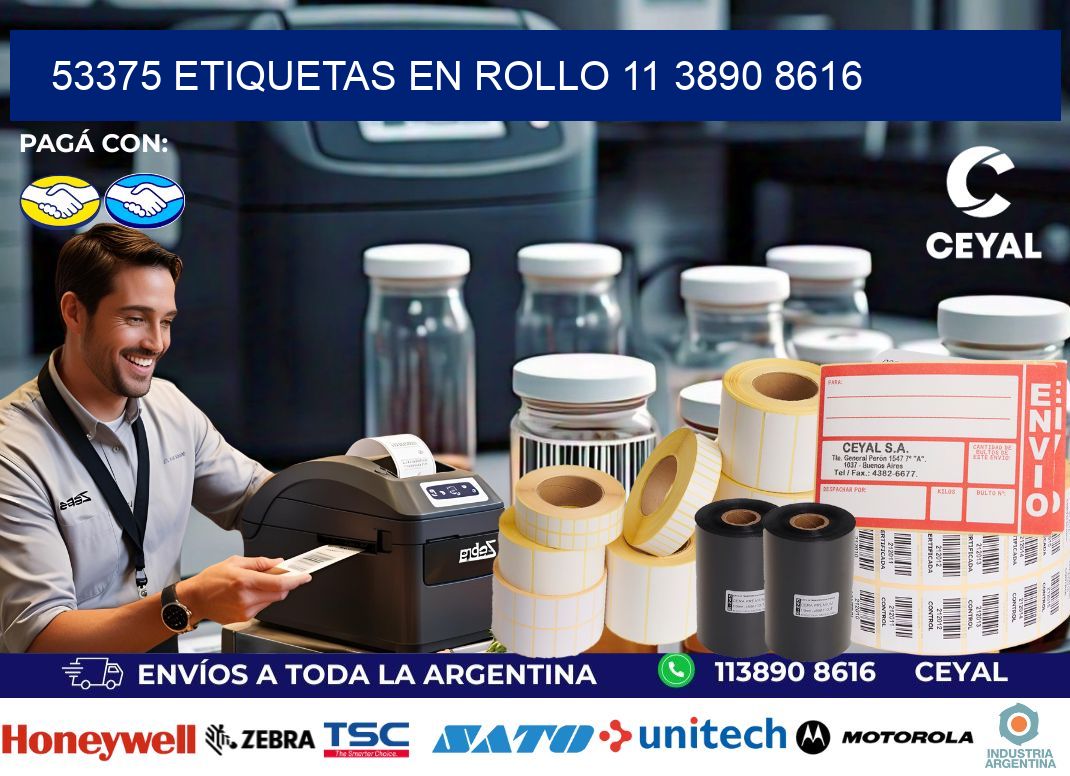 53375 ETIQUETAS EN ROLLO 11 3890 8616