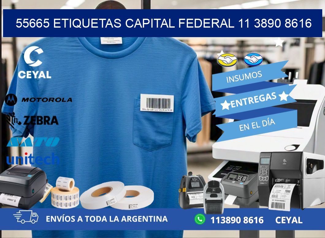 55665 ETIQUETAS CAPITAL FEDERAL 11 3890 8616