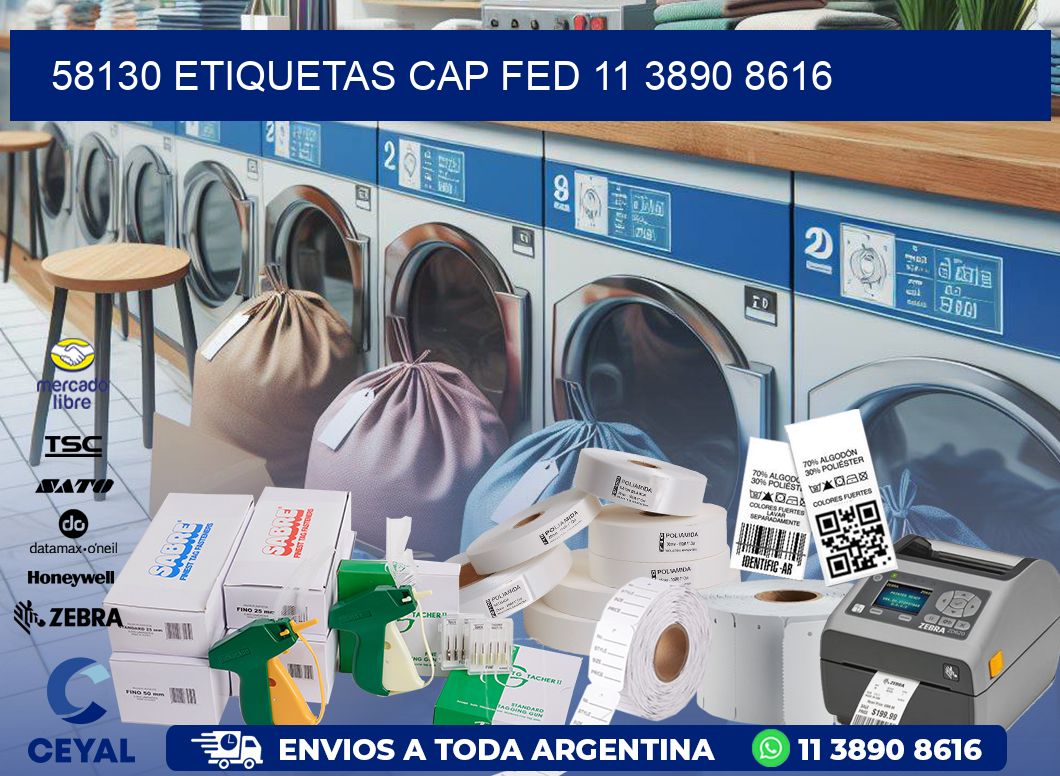 58130 ETIQUETAS CAP FED 11 3890 8616