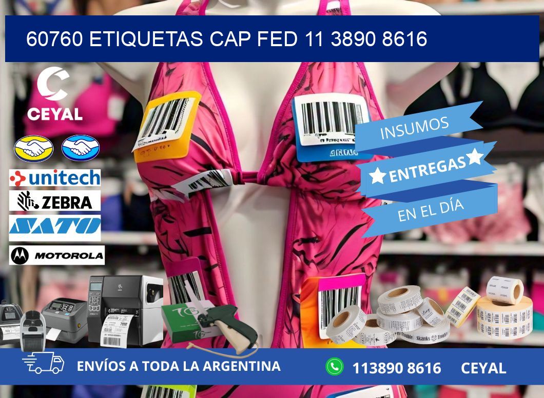 60760 ETIQUETAS CAP FED 11 3890 8616