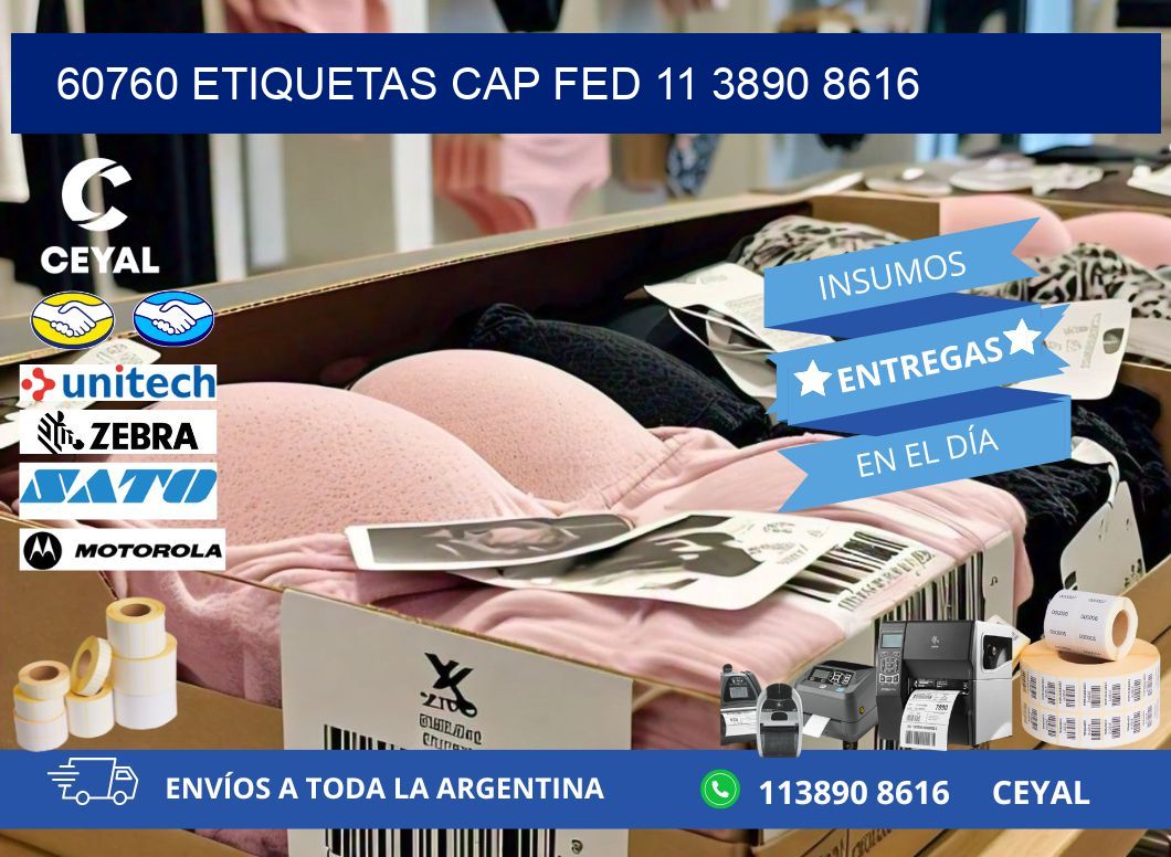 60760 ETIQUETAS CAP FED 11 3890 8616