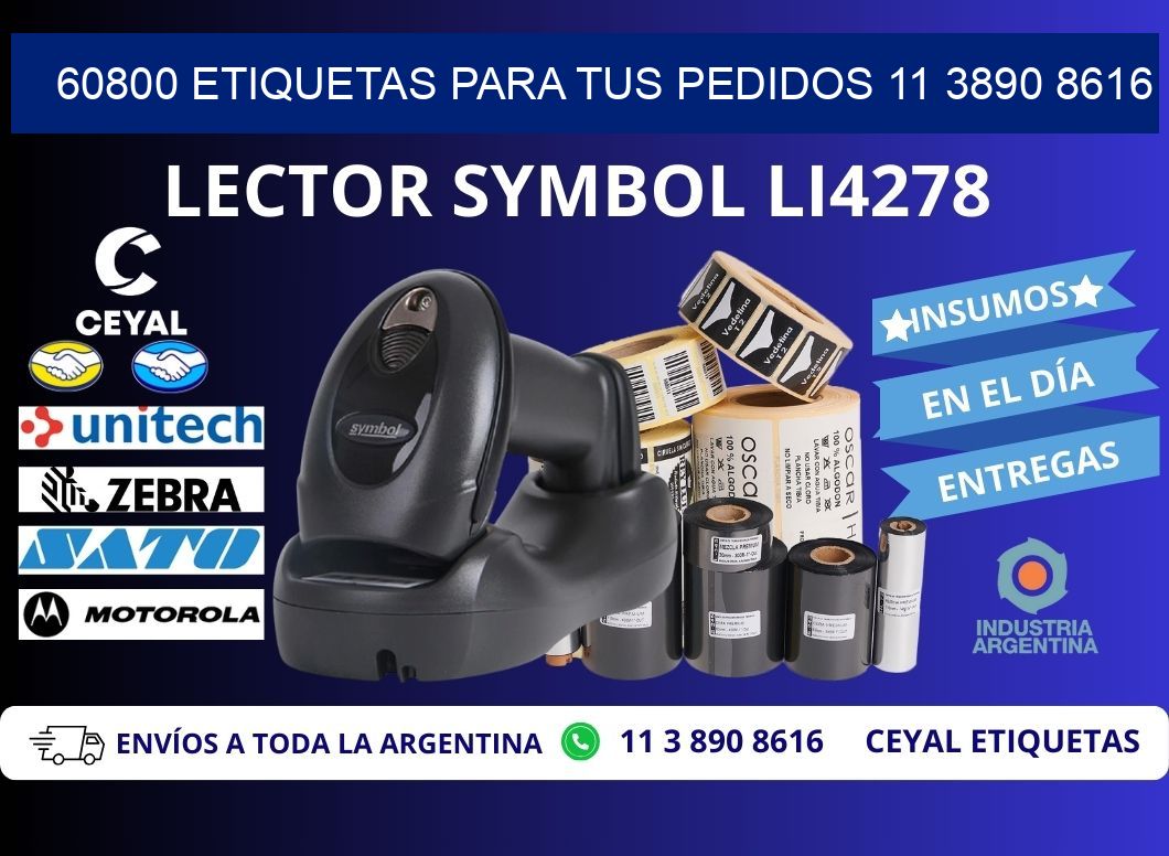 60800 ETIQUETAS PARA TUS PEDIDOS 11 3890 8616