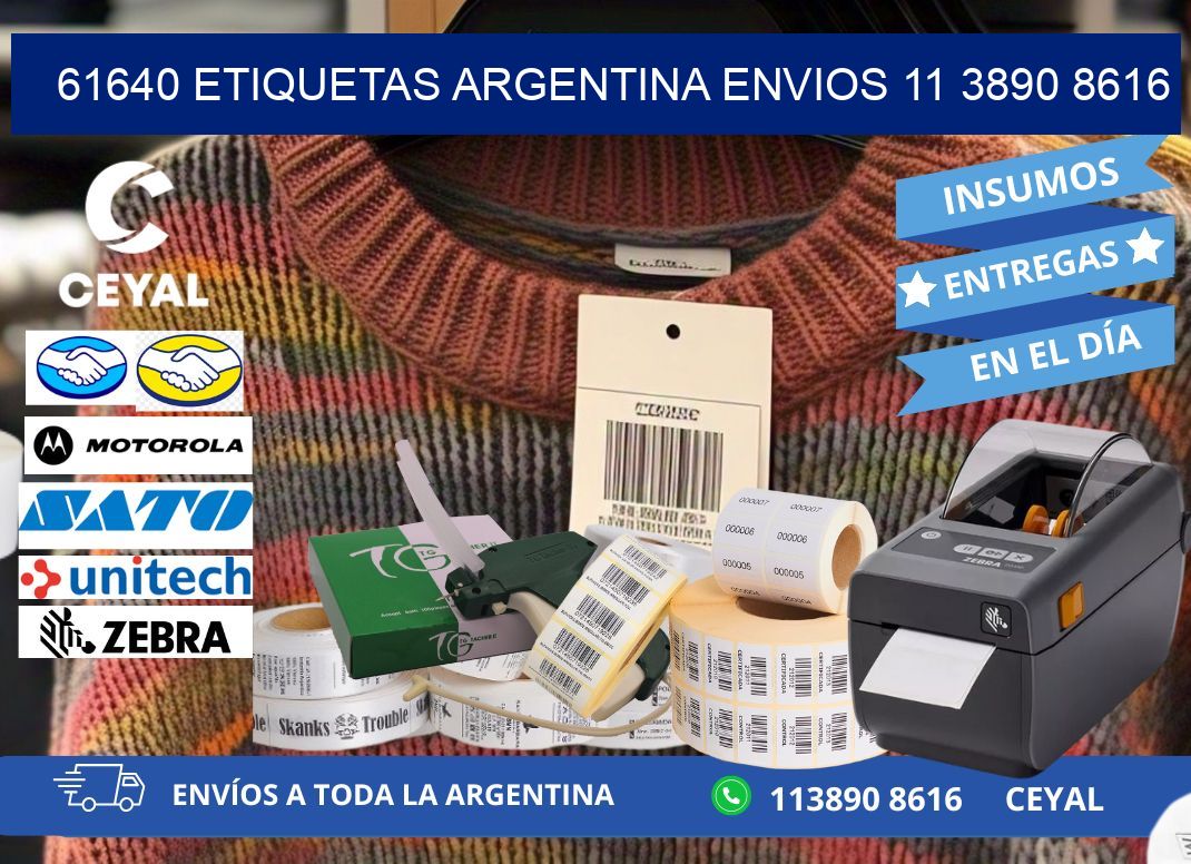 61640 ETIQUETAS ARGENTINA ENVIOS 11 3890 8616