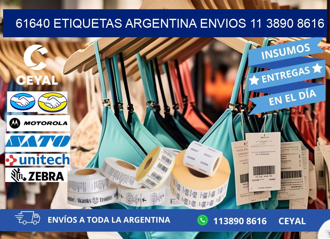 61640 ETIQUETAS ARGENTINA ENVIOS 11 3890 8616