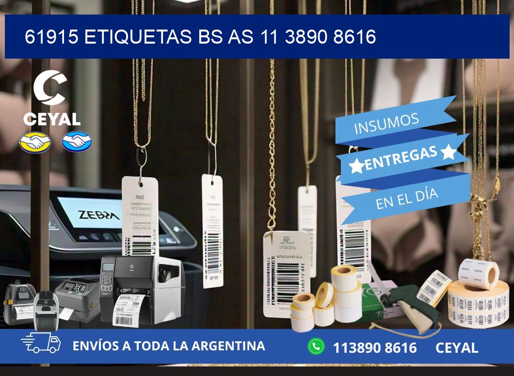 61915 ETIQUETAS BS AS 11 3890 8616
