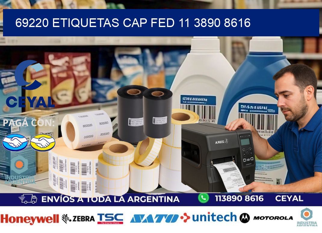 69220 ETIQUETAS CAP FED 11 3890 8616