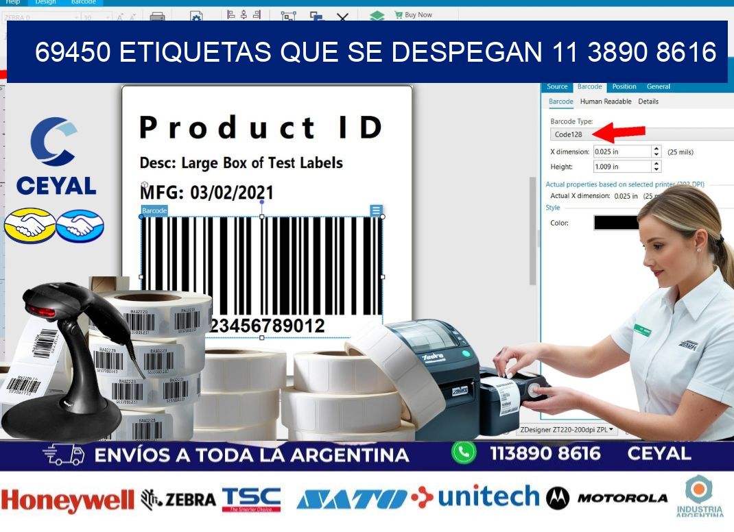 69450 ETIQUETAS QUE SE DESPEGAN 11 3890 8616