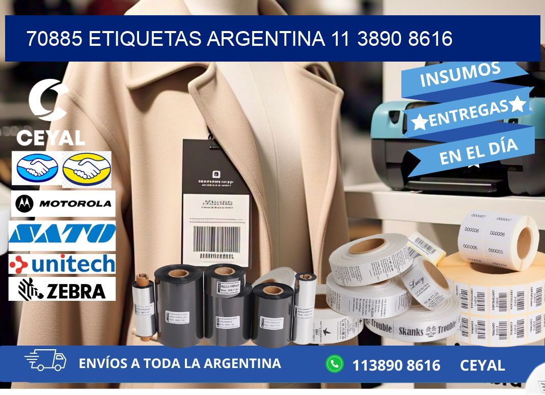 70885 ETIQUETAS ARGENTINA 11 3890 8616