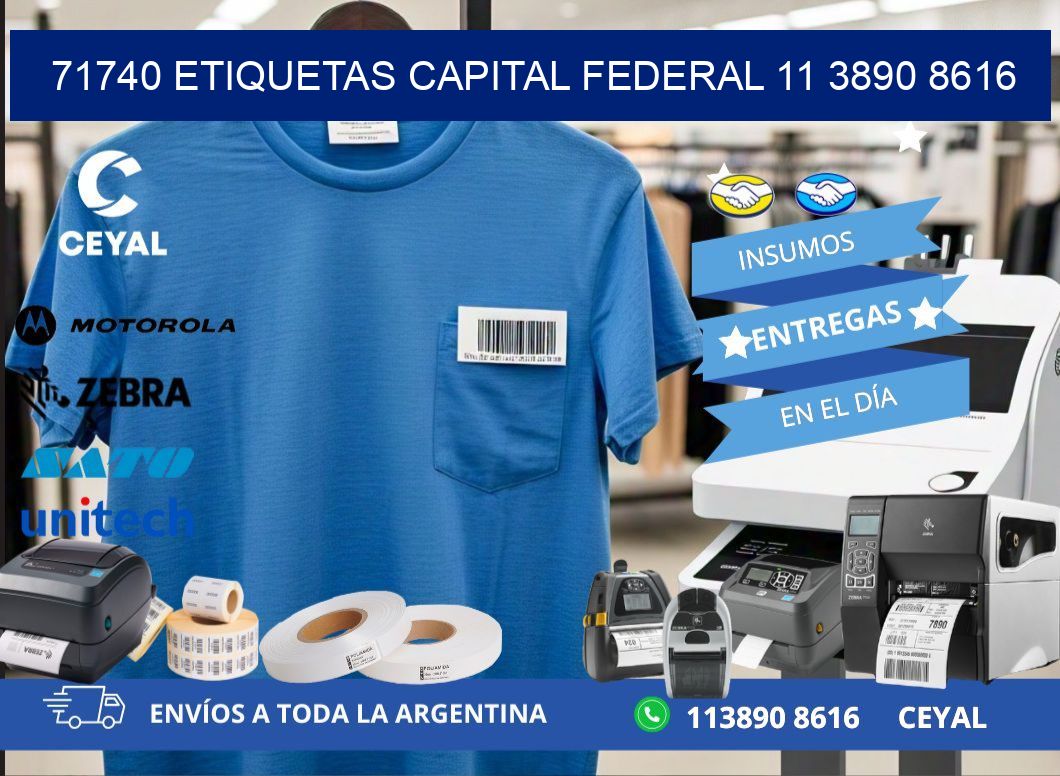 71740 ETIQUETAS CAPITAL FEDERAL 11 3890 8616