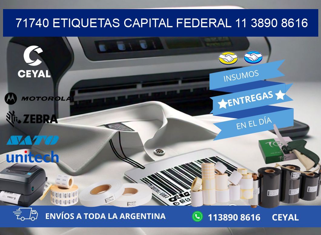 71740 ETIQUETAS CAPITAL FEDERAL 11 3890 8616