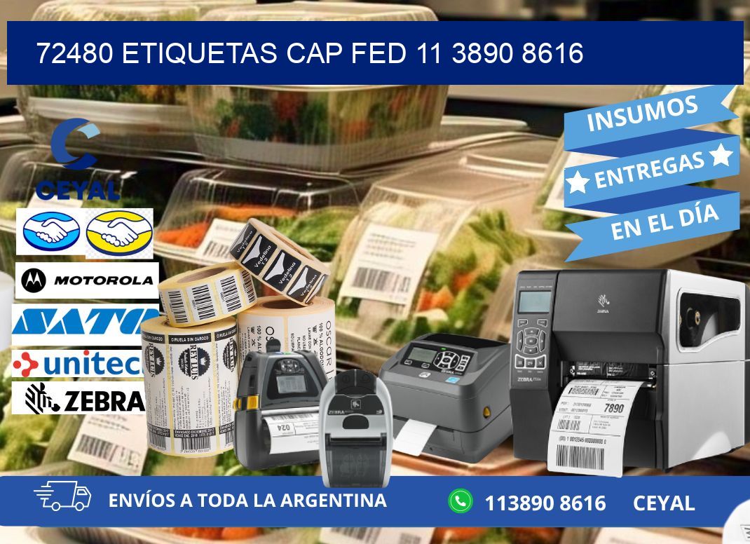 72480 ETIQUETAS CAP FED 11 3890 8616